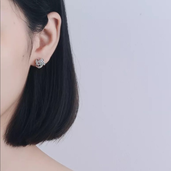 925 Silver Eternal Heart Twist Diamond Jewelry Set - Picture 4 of 7